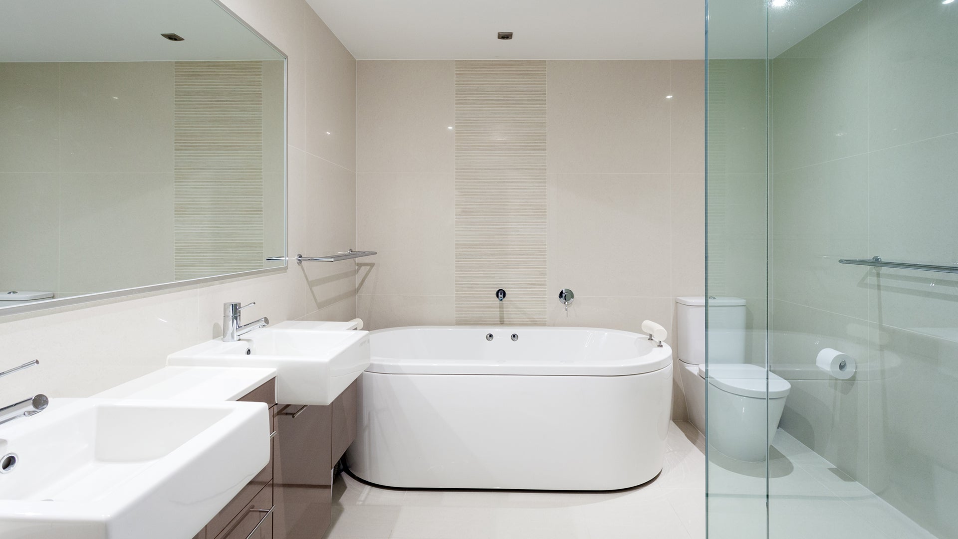 Attractive bathroom fixtures